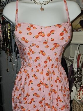 Pink Peach Mini Dress